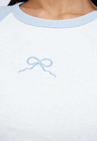 Short Sleeve Raglan Crop T-Shirt