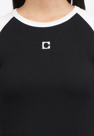 Short Sleeve Raglan Crop T-Shirt