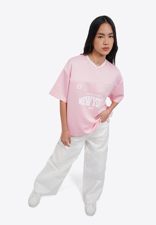 Oversized V-Neck Top