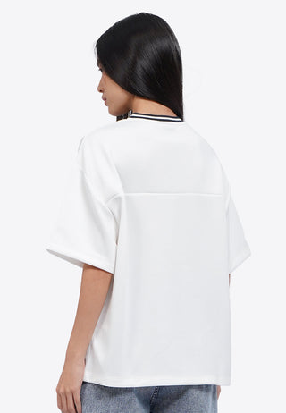 Oversized V-Neck Top