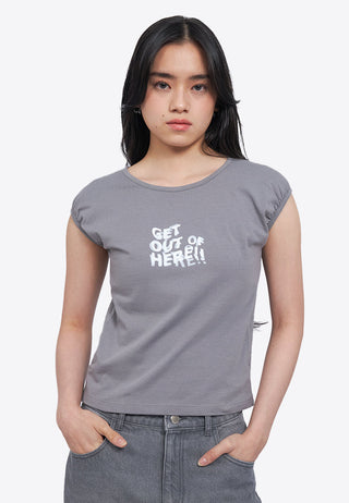 Shirring Fitted Sleeveless Top