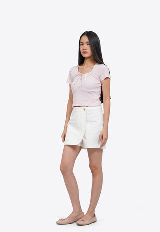 Short Sleeve Corset Top