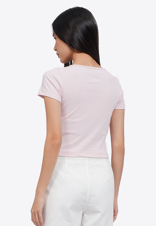 Short Sleeve Corset Top