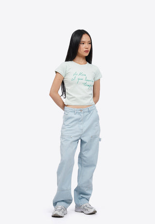 Side Gathered Graphic T-Shirt