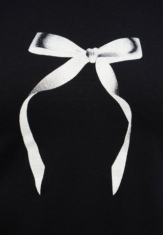 Side Gathered Graphic Crop Top