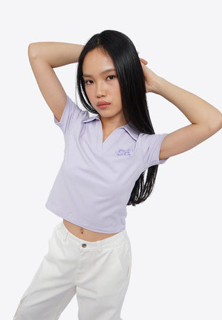 Short Sleeve Graphic Polo Shirt