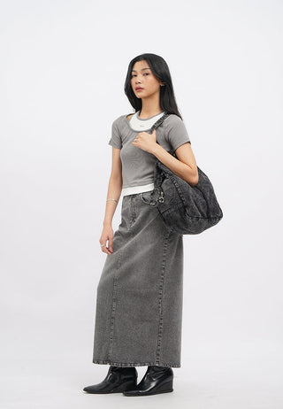 Double Layer Rib T-Shirt