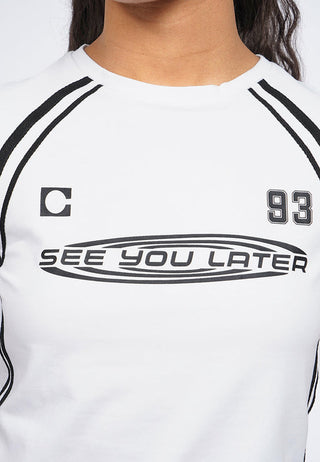 Fitted Raglan Graphic T-Shirt