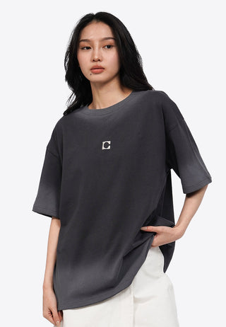 Spray Details Oversized T-Shirt
