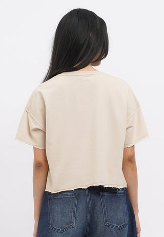 Oversized Short Sleeve Crop T-Shirt