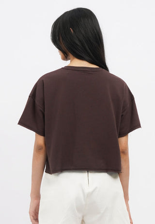 Oversized Short Sleeve Crop T-Shirt