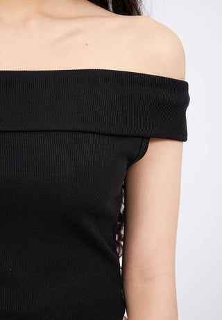 Off Shoulder Short Sleeve Top