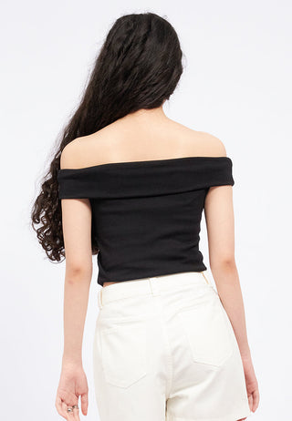 Off Shoulder Short Sleeve Top