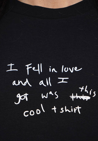 Cap Sleeve Fitted Graphic T-Shirt