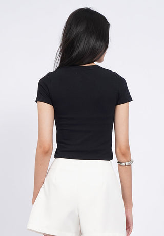 Rhine Stone Short Sleeve T-Shirt