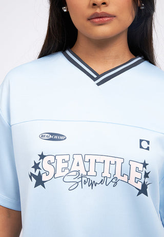 Oversized Short Sleeve Graphic Jersey