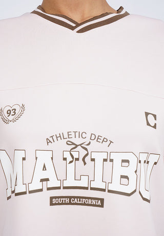 Short Sleeve Graphic Jersey Top