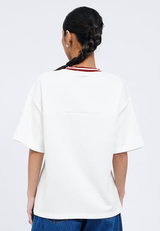 Short Sleeve Graphic Jersey Top