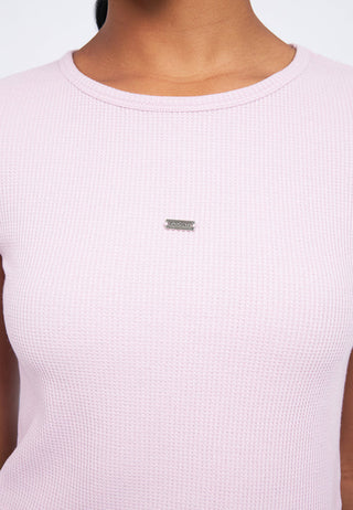 Cap Sleeve Fitted T-Shirt