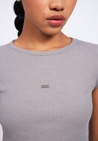 Cap Sleeve Fitted T-Shirt