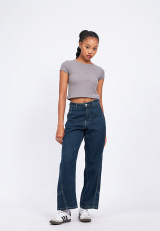 Cap Sleeve Fitted T-Shirt