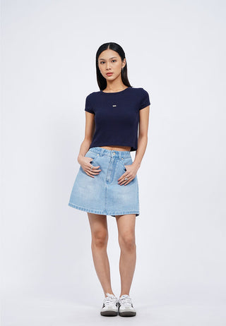 Cap Sleeve Fitted T-Shirt