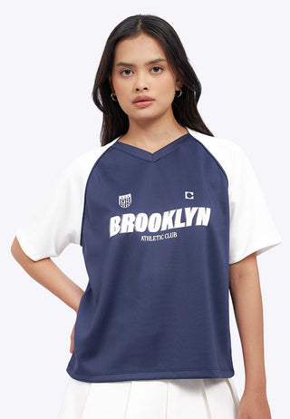 Graphic Colorblock Raglan Jersey