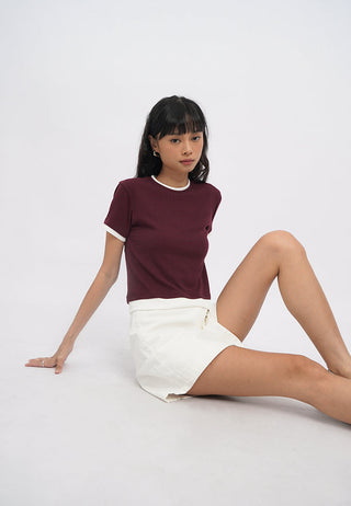 Double Layer Short Sleeve T-Shirt