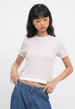 Double Layer Short Sleeve T-Shirt
