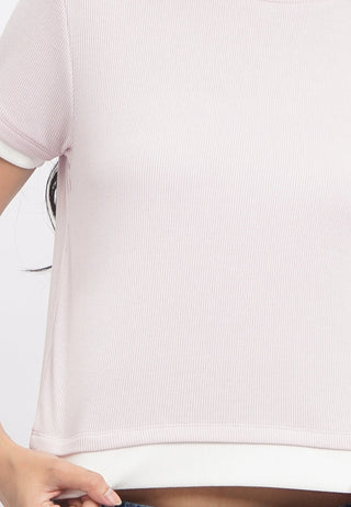 Double Layer Short Sleeve T-Shirt