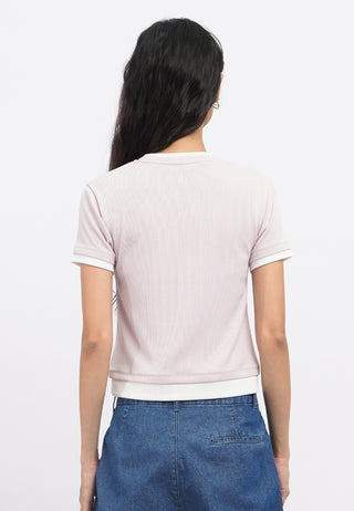 Double Layer Short Sleeve T-Shirt