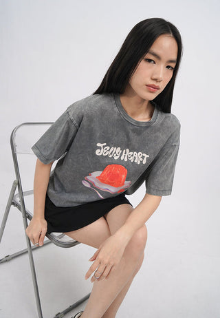 Oversized Washed Graphic T-Shirt