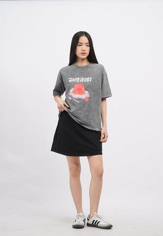 Oversized Washed Graphic T-Shirt