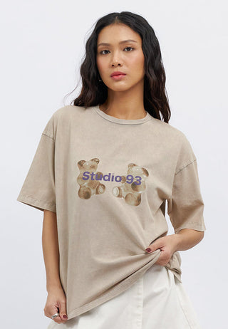 Oversized Washed Graphic T-Shirt