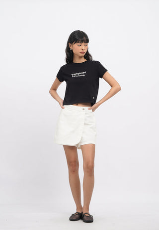 Short Sleeve Slogan T-Shirt