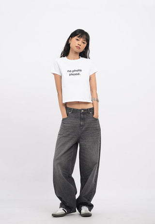Short Sleeve Slogan T-Shirt