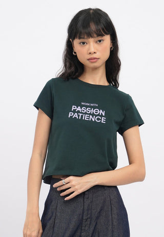 Short Sleeve Slogan T-Shirt