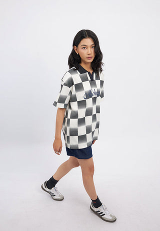 Oversized Printed Football Jersey