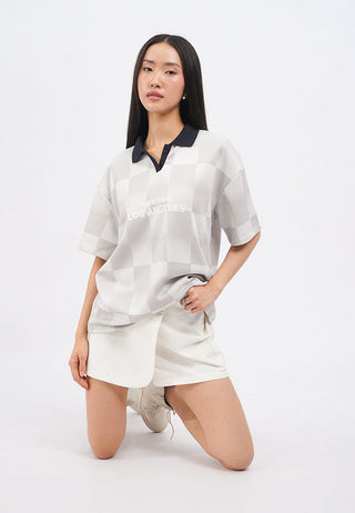 Oversized Printed Football Jersey