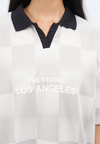 Oversized Printed Football Jersey