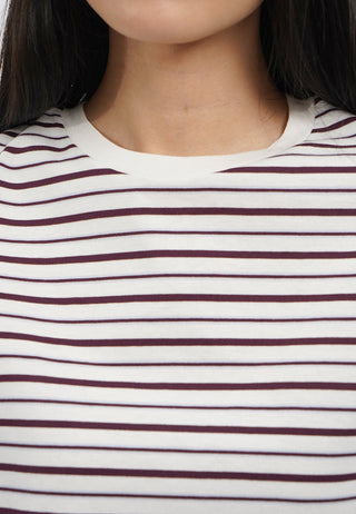 Oversized Short Sleeve Stripes T-Shirt