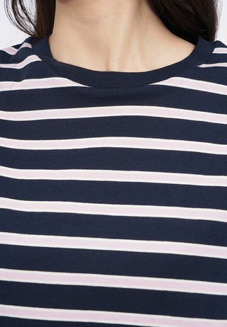 Oversized Short Sleeve Stripes T-Shirt