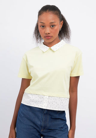 Double Layer Collared Top