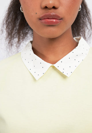 Double Layer Collared Top