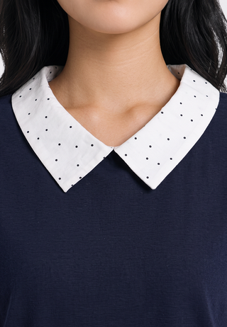Double Layer Collared Top