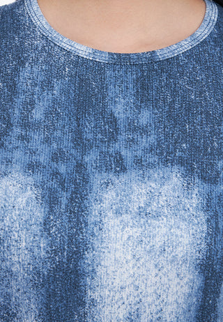 Printed Rib Racer Tanktop