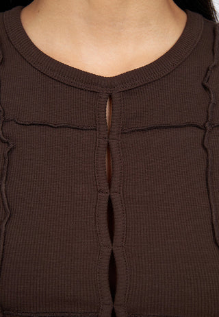 Overlocked Details Tank Top