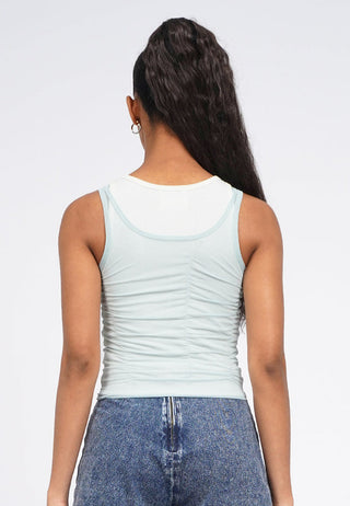 Double Layer Sheer Tank Top