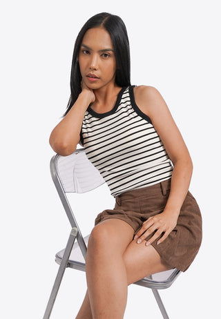 Striped Tank Bra