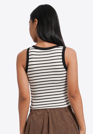 Striped Tank Bra